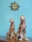 Italian ceramic cheetahs (pair) - SOLD